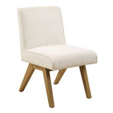Blakely Armless Dining Chair - White / Light Brown by Uttermost - View 4