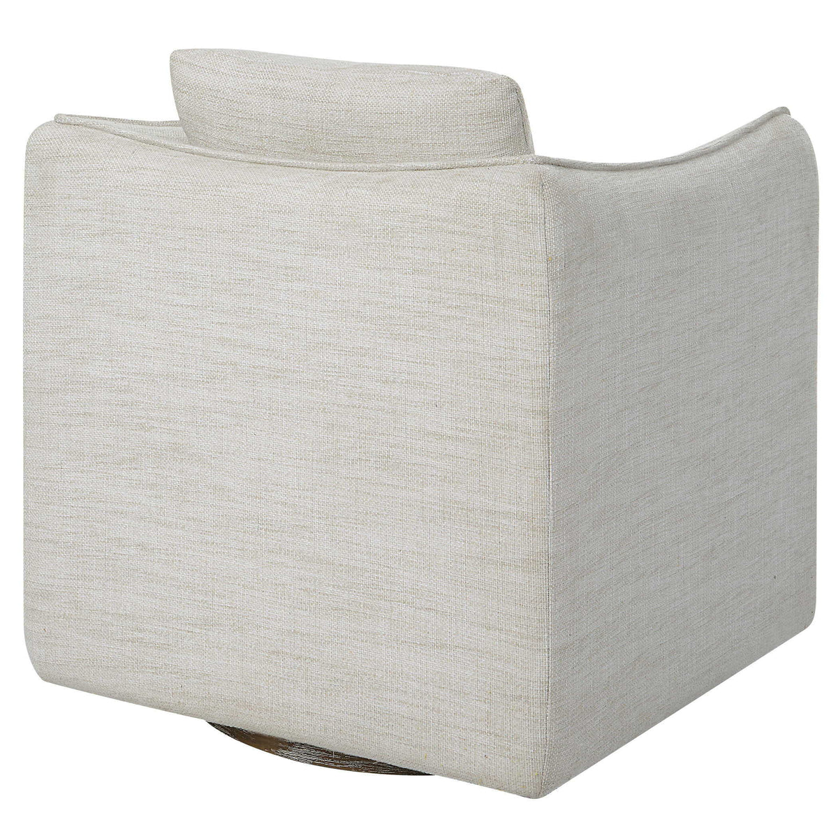 Corben Swivel Armchair - Silver by Uttermost - View 6