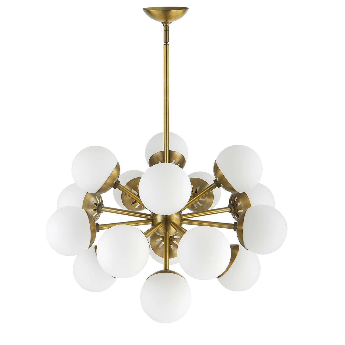 Droplet 16 Light Sputnik Chandelier - Yellow by Uttermost - View 9