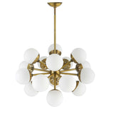 Droplet 16 Light Sputnik Chandelier - Yellow by Uttermost - View 9