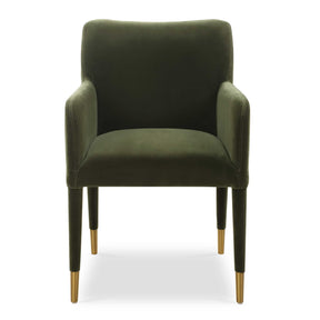 Conifer Dining Arm Chair Moss Green - Dark Green by Uttermost - View 1