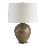 Rya Ceramic Table Lamp - Dark Brown by Uttermost - View 4