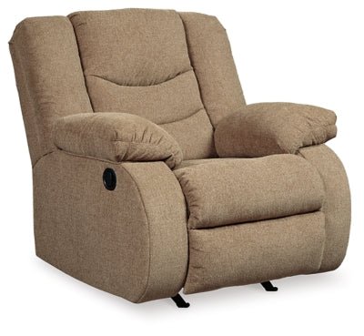 Ashley Mocha Tulen Rocker Recliner - Chenille | Home Elegance USA