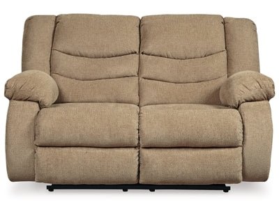 Ashley Mocha Tulen Reclining Loveseat - Chenille | Home Elegance USA