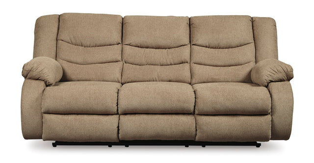 Ashley Mocha Tulen Reclining Sofa - Chenille - 9860488 - Home Elegance USA - 1