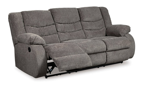 Ashley Gray Tulen Reclining Sofa - Chenille - 9860688 - Home Elegance USA - 4