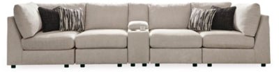 Ashley Bisque Kellway 98707S4 5 - Piece Sectional - Chenille - 98707S4 - Home Elegance USA - 1