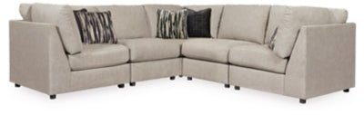 Ashley Bisque Kellway 98707S7 5 - Piece Sectional - Chenille - 98707S7 - Home Elegance USA - 1