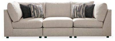 Ashley Bisque Kellway 98707S6 3 - Piece Sectional Sofa - Chenille - 98707S6 - Home Elegance USA - 1