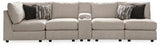 Ashley Bisque Kellway 98707S1 5 - Piece Sectional - Chenille | Home Elegance USA