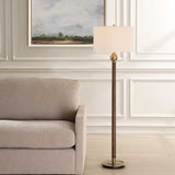 Keros Floor Lamp Dark Oak - Dark Brown by Uttermost - View 2