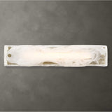 Taffy 1 Light LED Swirl Glass Sconce - White by Uttermost - View 2