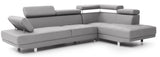Riveredge G452-SC Sectional  ( Without Ottoman) , GRAY