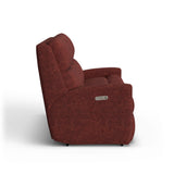 Catalina Transitional Fabric Power Reclining Sofa With Power Headrests | Flexsteel