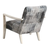 Watercolor Chenille Accent Chair Gray - Blue / Beige by Uttermost - View 4