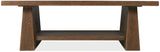 Driftwood Rectangle Coffee Table Medium Wood - Dark Brown by Hooker Furniture - View 5