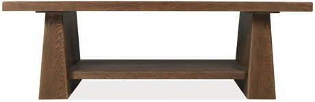 Driftwood Rectangle Coffee Table Medium Wood - Dark Brown by Hooker Furniture - View 5