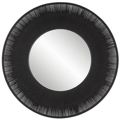 Sailor's Knot Round Mirror - Black by Uttermost - View 1