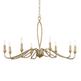 Corella 8 Light Chandelier - Gold by Uttermost - View 3