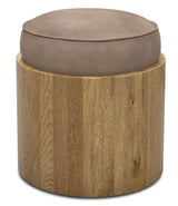 Berkley Storage Footstool - Light Brown by Hooker Furniture - View 1