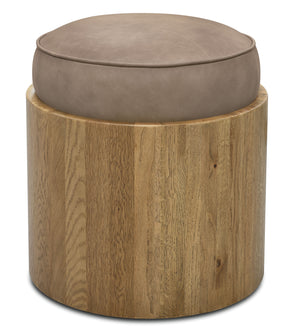 Berkley Storage Footstool - Light Brown by Hooker Furniture - View 1