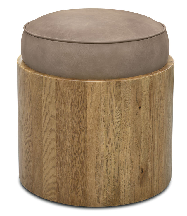 Berkley Storage Footstool - Light Brown by Hooker Furniture - View 1