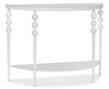 Melange On The Bright Side Demilune Console - White by Hooker Furniture - View 1