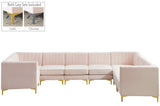 Alina - Modular Sectional 8 Piece - Pink - Fabric - 604Pink - Sec8C - Home Elegance USA - 1