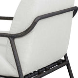 Thayer Outdoor Upholstered Lounge Chair - White by Uttermost - View 12
