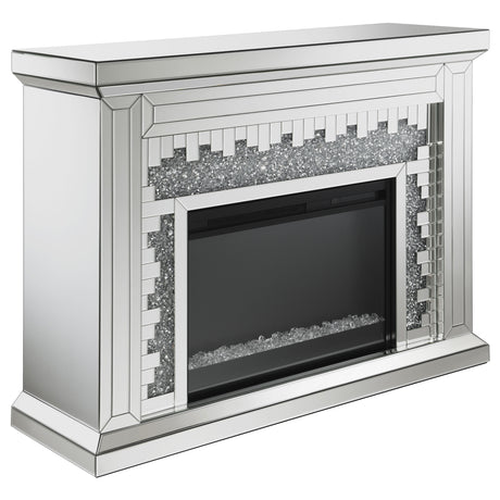 Electric Fireplace - Gilmore Rectangular Freestanding Fireplace Mirror