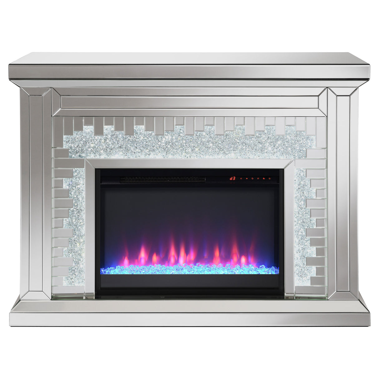 Electric Fireplace - Gilmore Rectangular Freestanding Fireplace Mirror