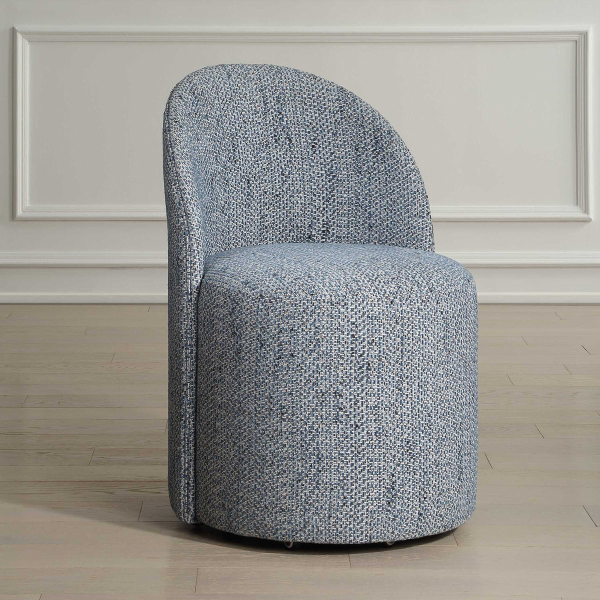 Roll With It Dining Chair Denim - Blue by Uttermost - View 3