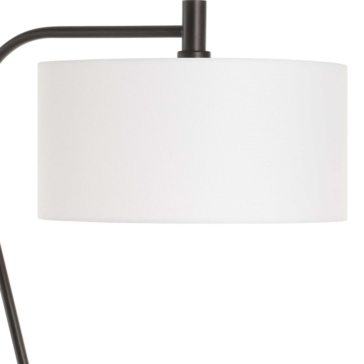 Irwin Floor Lamp Curved Brass - Bronze by Uttermost - View 5