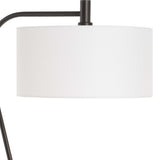Irwin Floor Lamp Curved Brass - Bronze by Uttermost - View 5