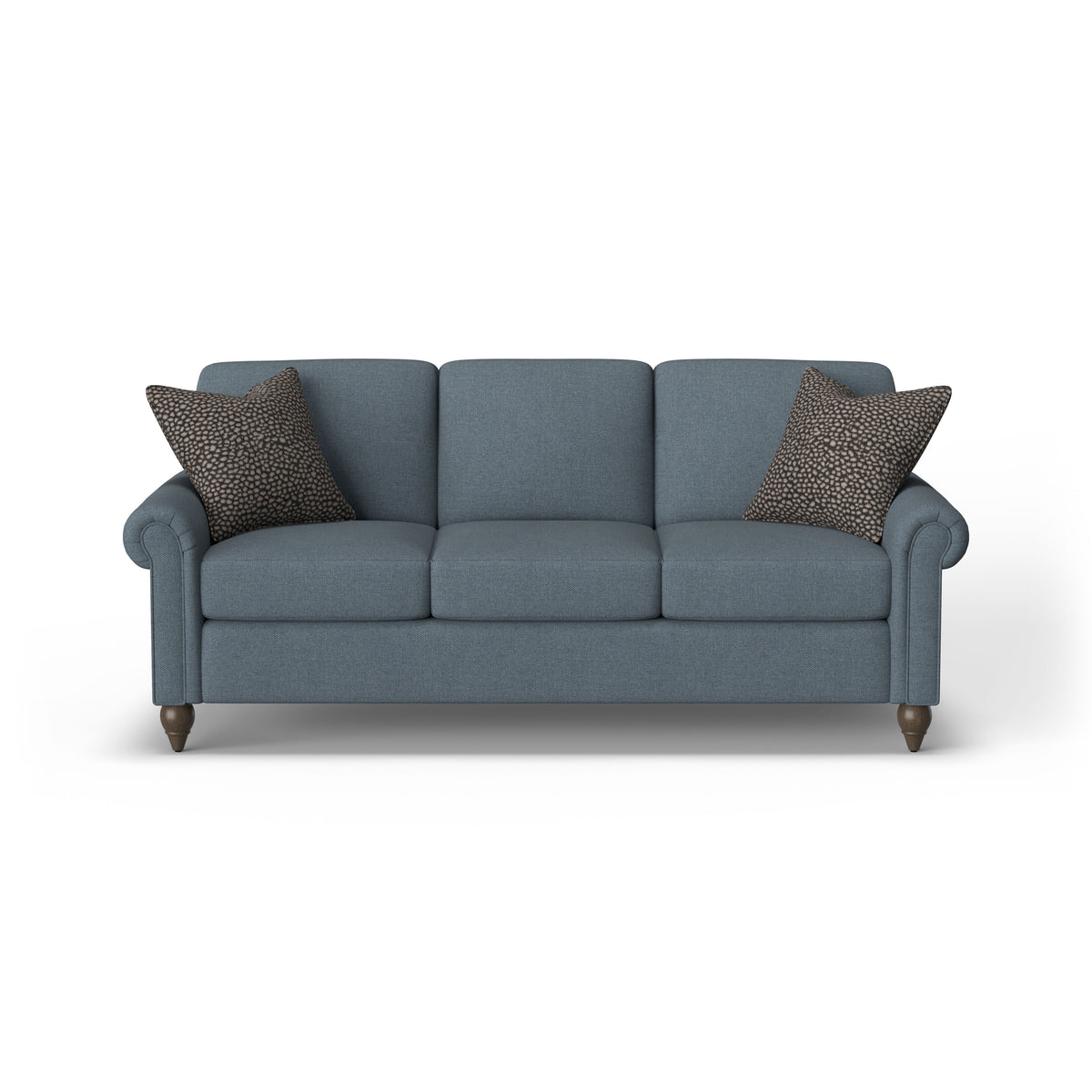 Moxy Fabric Sofa With Rolled Arms | Flexsteel
