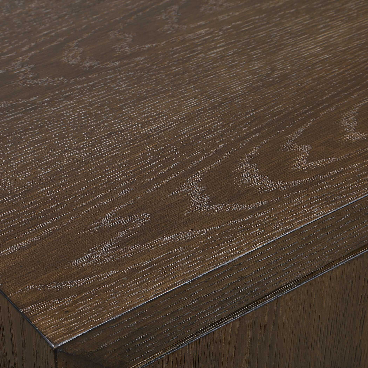 Mayenne 2 Door Wood Cabinet Oak - Dark Brown by Uttermost - View 7