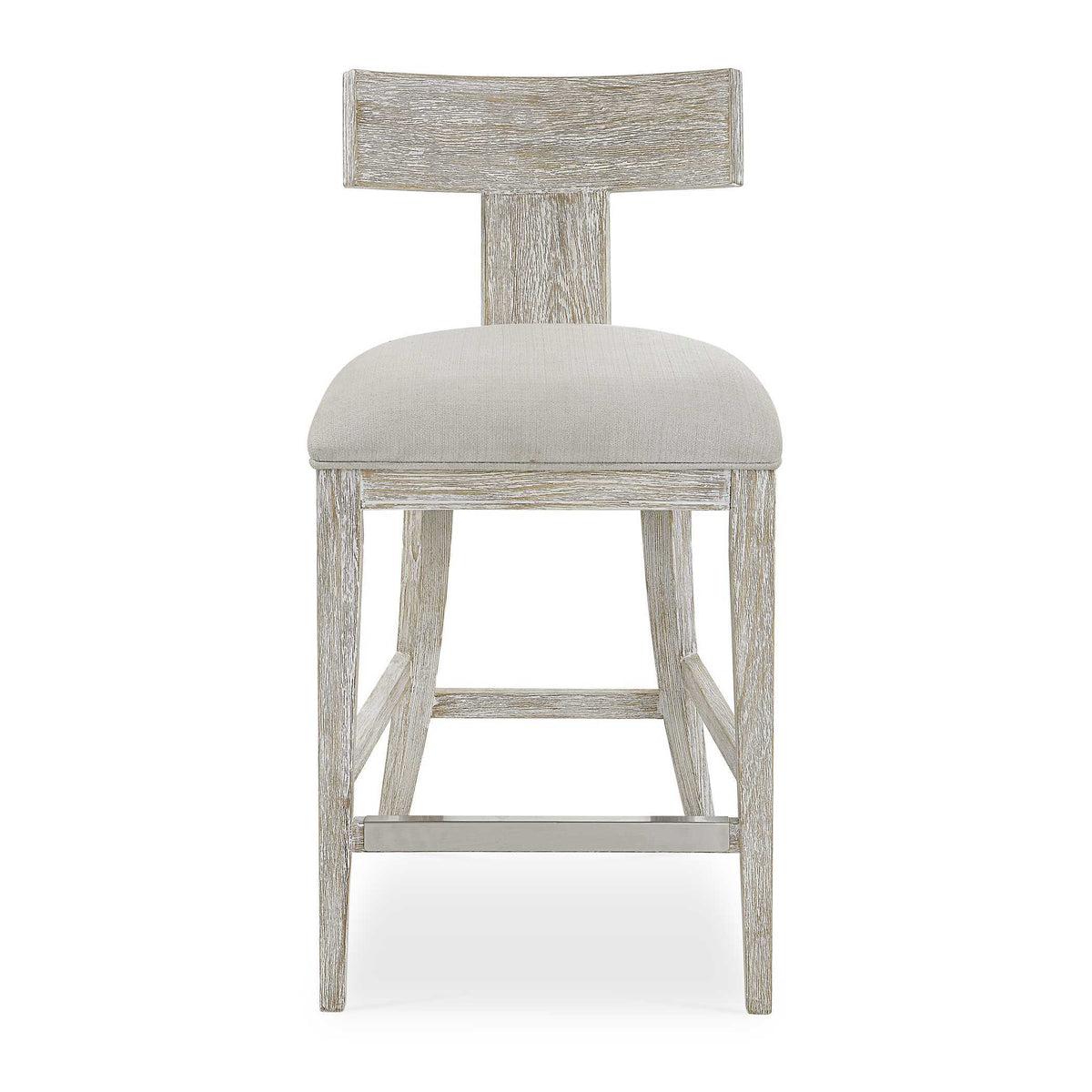 Idris Counter Stool White - Beige by Uttermost - View 1