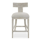 Idris Counter Stool White - Beige by Uttermost - View 1
