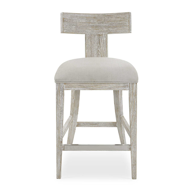 Idris Counter Stool White - Beige by Uttermost - View 1