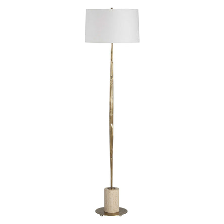 Halen Brass Floor Lamp - Gold by Uttermost - View 4