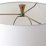 Colette White Stone Floor Lamp by Uttermost - View 6
