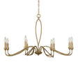 Corella 8 Light Chandelier - Gold by Uttermost - View 1