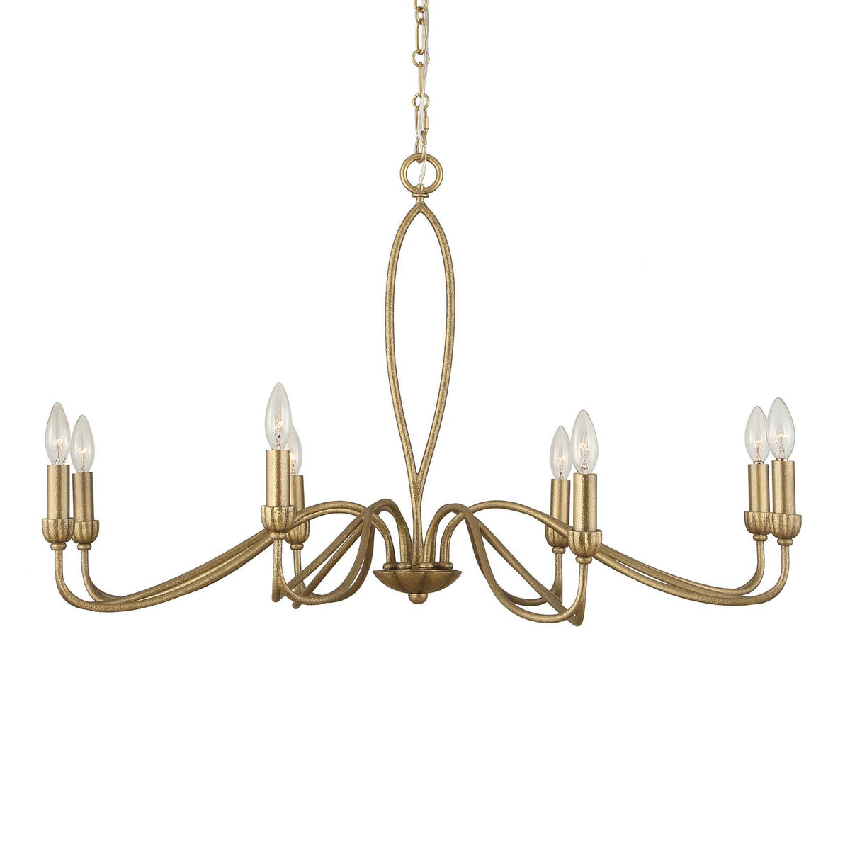 Corella 8 Light Chandelier - Gold by Uttermost - View 1