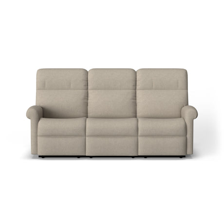 Davis Transitional Fabric Power Reclining Sofa With Power Headrests | Flexsteel