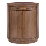 Eleana Round Nightstand Medium Wood - Dark Brown by Hooker Furniture - View 7