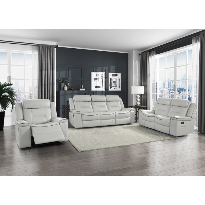 Darwan Lay Flat Reclining Chair In Light Grey 9999Gy - 1 | Homelegance - 9999GY - 1 - Home Elegance USA - 5