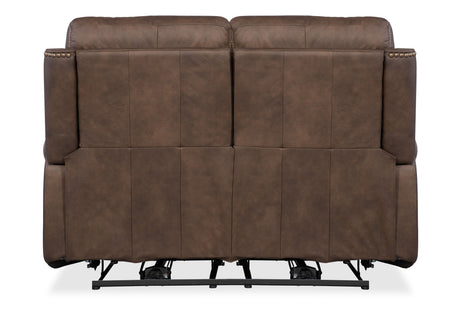 Duncan Power Loveseat With Power Headrest & Lumbar - Dark Brown by Hooker Furniture - View 3