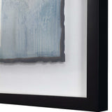 Glimmering Agate Abstract Prints (Set of 2) - Blue by Uttermost - View 4