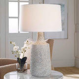 Scouts Table Lamp - Silver / White by Uttermost - View 2