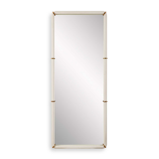 Cyprus Dressing Mirror - White by Uttermost - View 1